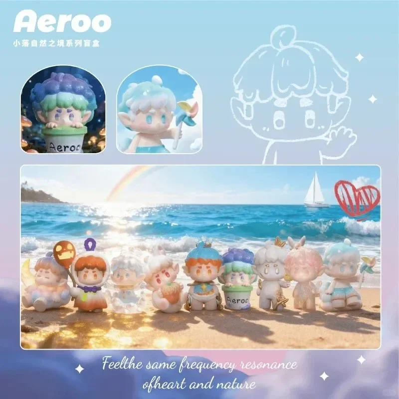 

Aeroo Blind Box Trendy Collectible Figure Realm Of Nature Series Cute Display Model Authentic Birthday Gift For Girls Ornament
