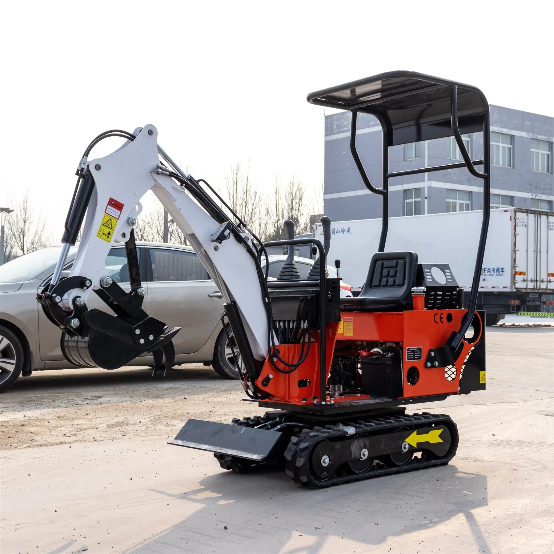 Fast Delivery Mini Excavator 0.8 Tons Excavator Hydraulic New Bagged Crawler Excavator with Attachments