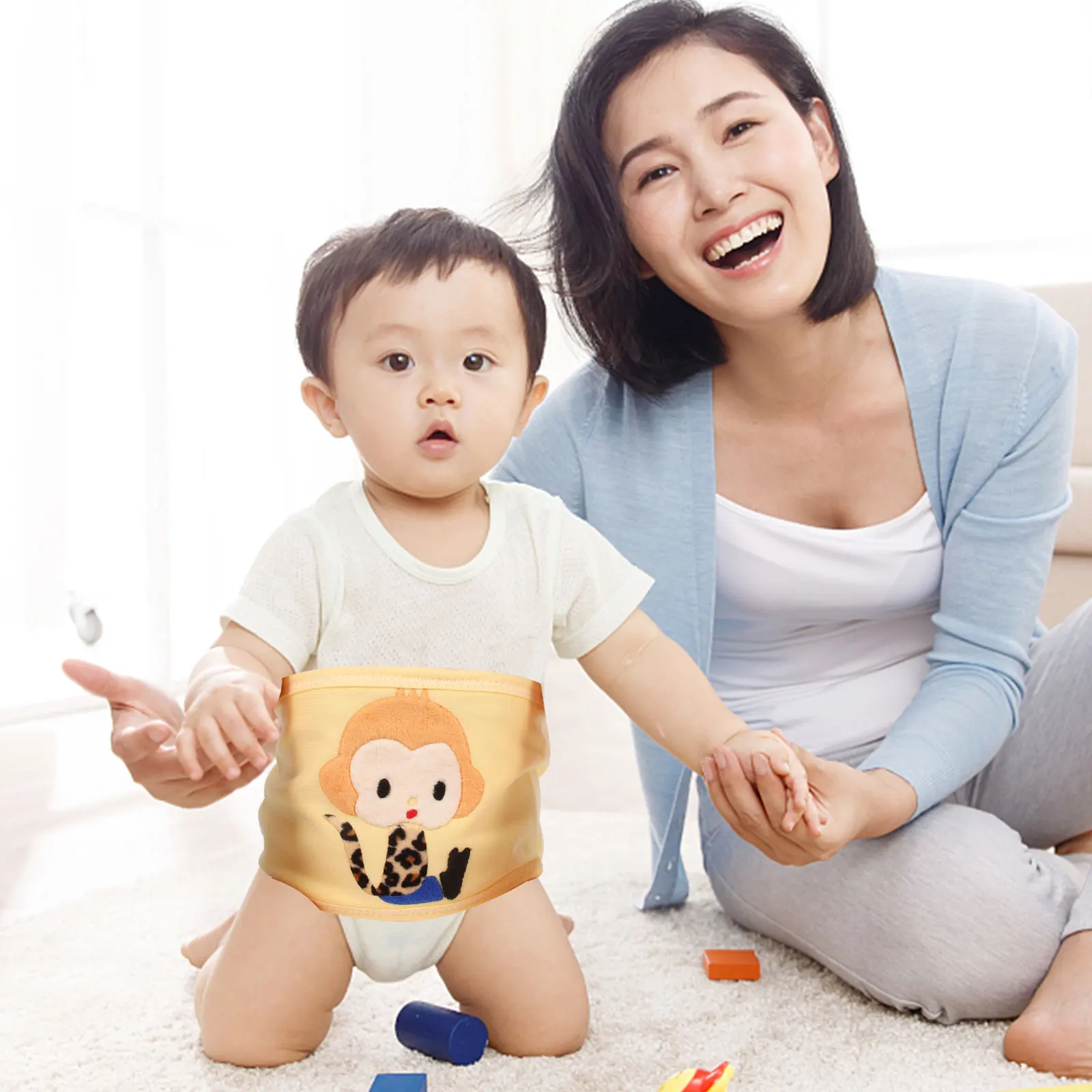

3Pcs Baby Umbilical Cord Belly Wraps Navel Straps Infant Supplies Comfortable Supple Belts Cotton Wraps