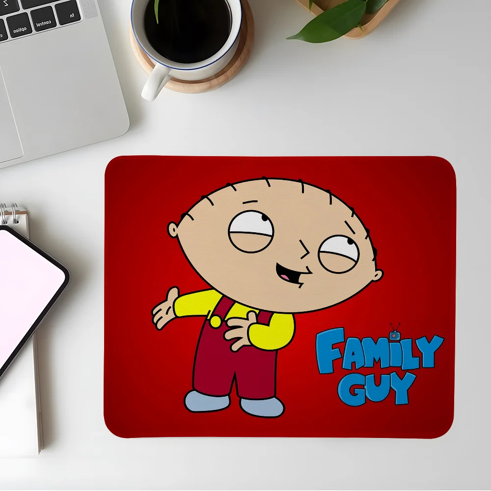 Cartoon F-Family G-Guy S-Stewie Griffin Mouse Pad Esports Mousepad Laptop Computer Office Desk Mat Rubber Small Anti Slip Pad