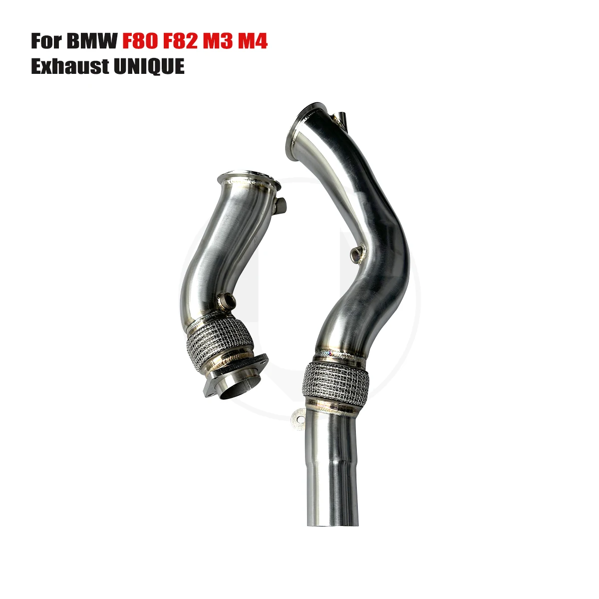 

UNIQUE For 2014-2020 Bmw F80 F82 F83 m3 m4 s55 3.0T With insulator downpipe With cat/without cat exhaust pipe