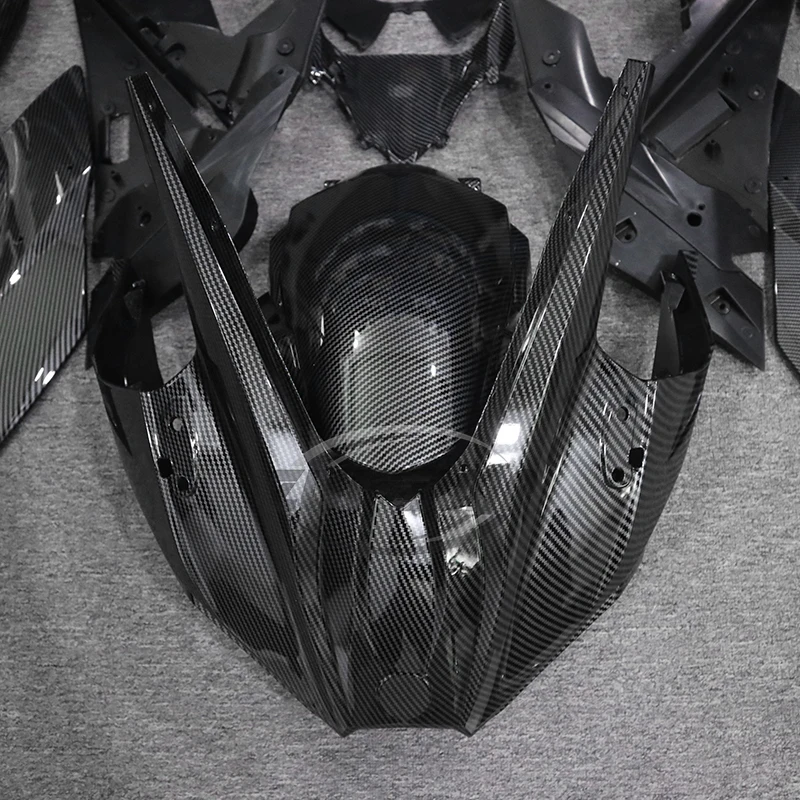 Motorcycle Full Fairing Carbon Fiber Pattern Painted Look kits For Kawasaki Ninja H2 H2R H2C 2017 - 2023 Full Body Fairing