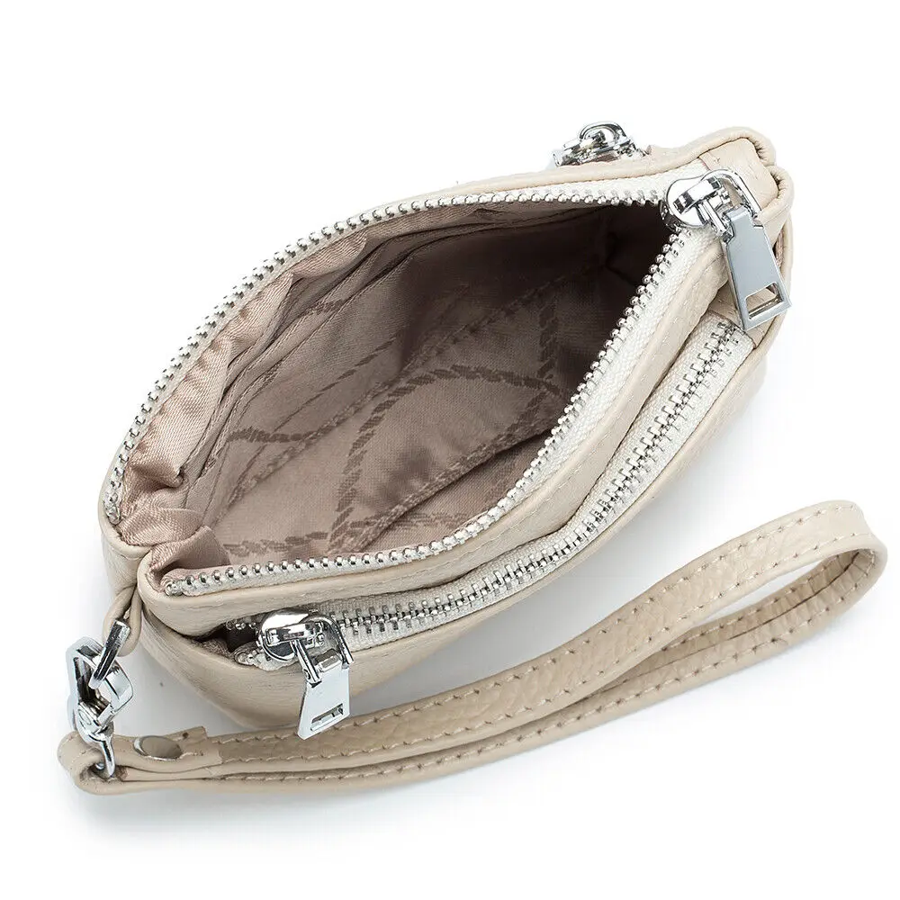 Neue Frauen Aus Echtem Leder Geldbörsen Weibliche Kleine Geldbörsen Große Kapazität Nette Brieftasche Weiche Rindsleder Geld Tasche Münze Karte Halter