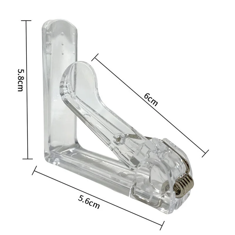 Abrazaderas de Mantel transparentes con resorte, Clips de tela de mesa, soporte de fijación de cubierta de mesa para fiesta de boda, suministros para el hogar, 4 piezas