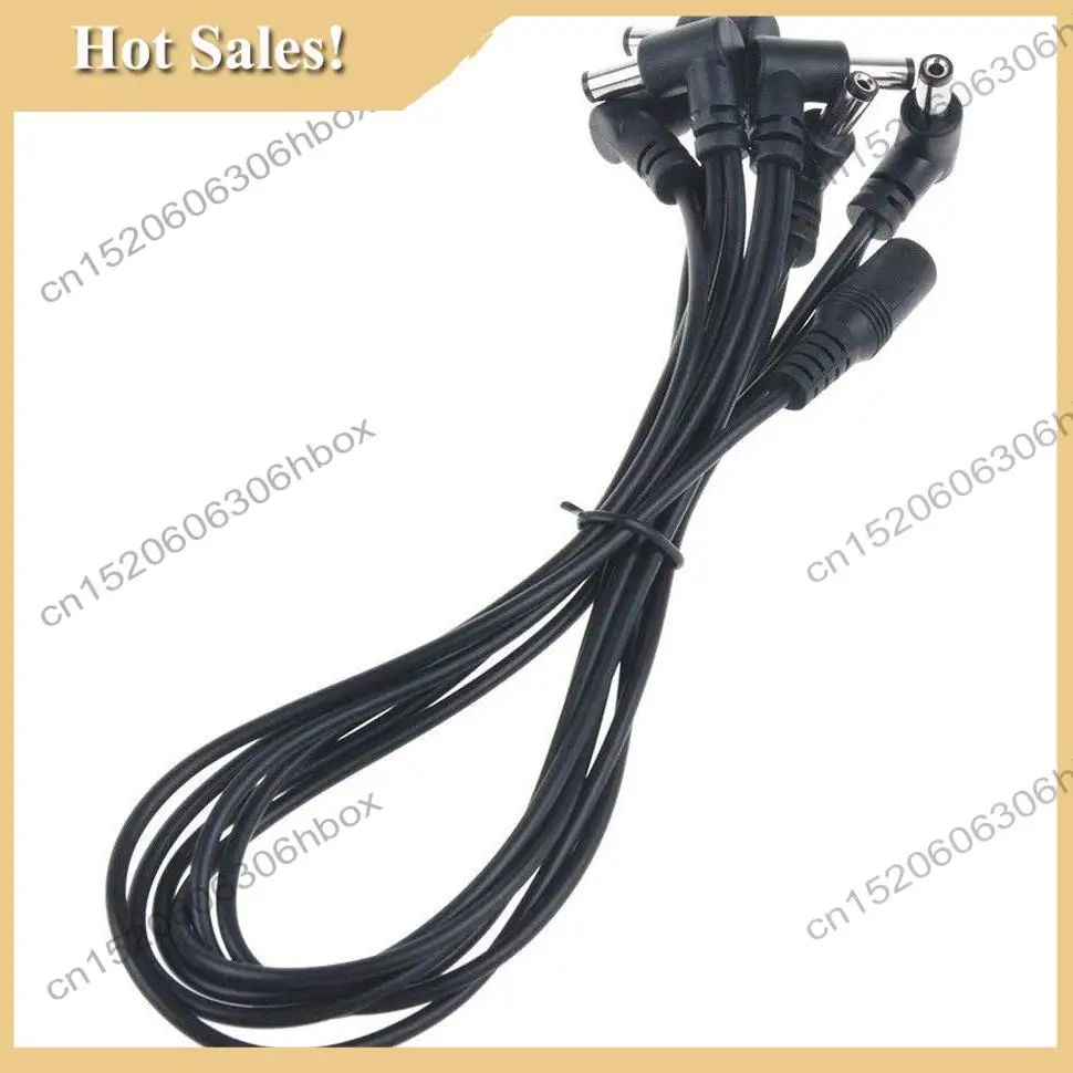 -HOPE Electric Guitar Effect Pedal Daisy Chain Power Supply Cable 9V DC 1A Multi-Interface Connecting 1 To 6 Cable Splitter Cord