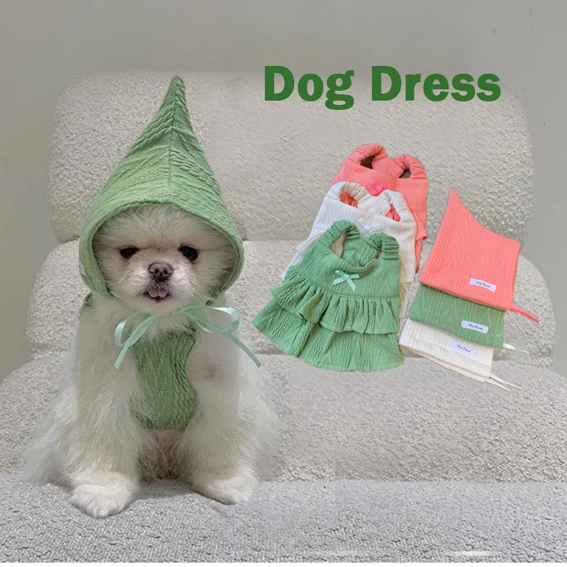 

Small Knitted Sling Skirt for Pets, Cute Puppy Clothes, Chihuahua Skirt, Summer Dress, Hat Clothing, Super Small Vest, Sold,