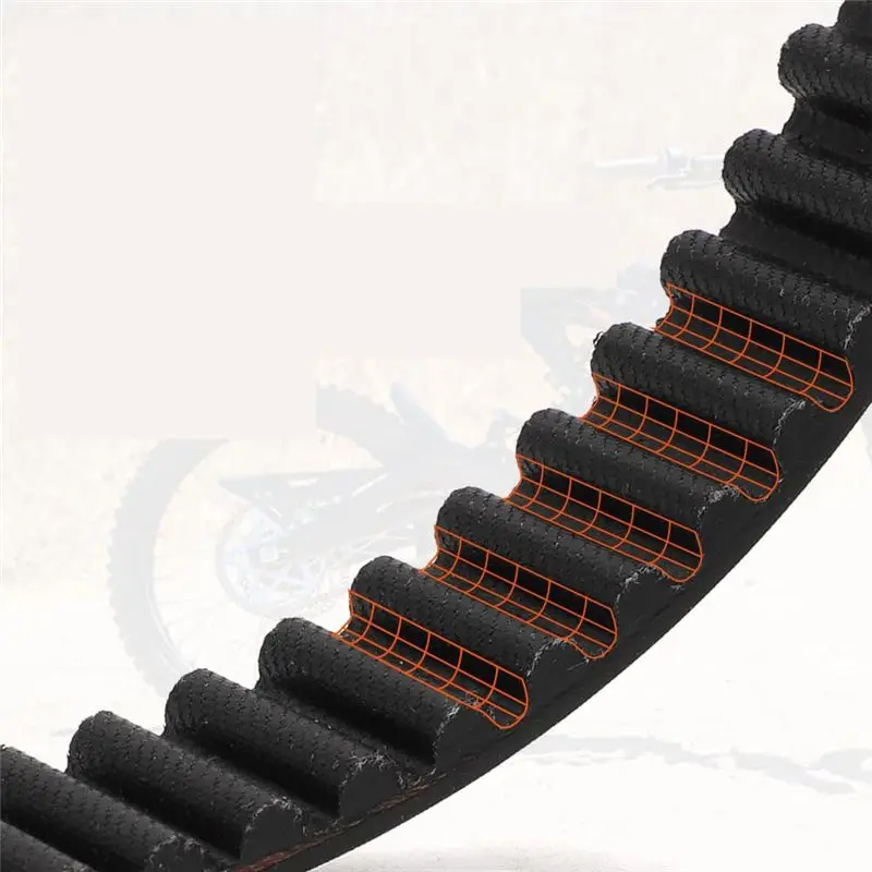Dependable-Motorcycle Electric Bicycle Drive Belt Black Drive Belt Replacement Motorcycle Accessories