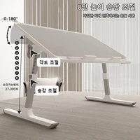 Adjustable Laptop Bed Tray Table Portable Standing Desk with Storage Drawer Foldable Lap Tablet for Sofa Comfortable Viewing 3