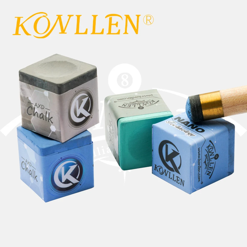 

KONLLEN Billiard Pool Cue Chalks Grip Power Adhesion Solidity Chalk Snooker Chalk Carom Chalk Nano Technology Material Chalk