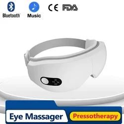 Ohio eur pour les yeux à double sac gonflable, pressothérapie, vibration de bain, massage des yeux, compresse chaude, oreille de Charleroi, aide à dormir