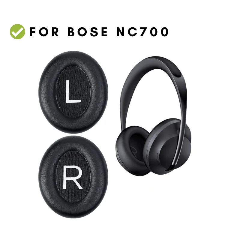Ucho vycpávky pro bose 700 hluk odvolání sluchátka (NC700) - měkčí PU kůže, added tloušt'ka, extra odolný ucho polštáře