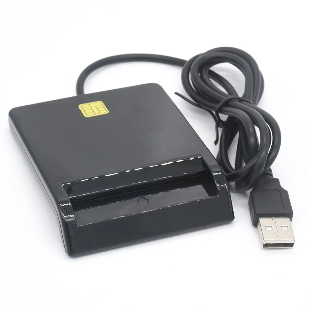 Hot USB SIM Smart Card Reader Bank Card Ic/Id Emv Tf Mmc Card Readers USB-CCID ISO 7816 Smart Card Reader for Windows