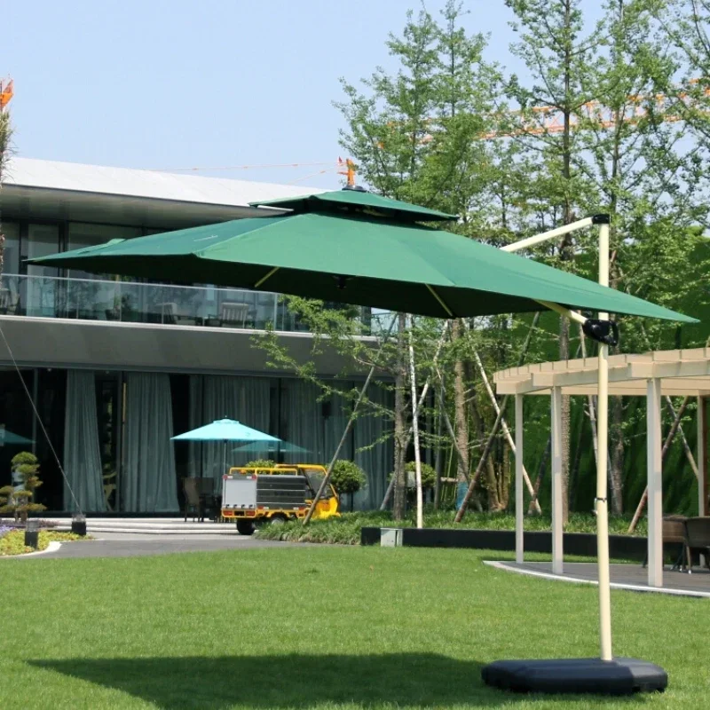 Regenfester Sonnenschirm im Freien, Werbeschirm, Innenhof-Regenschirm, Garten, Balkon, großer Sonnenschirm, Stall, kommerziell