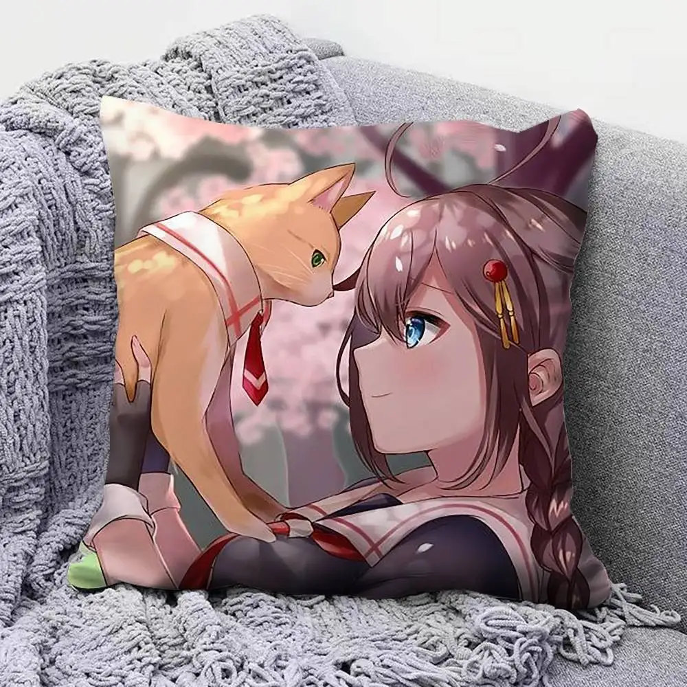 Kantai Collection Game   Pillow Covers, Home Sofa Cushion Covers and Aecorative Custom