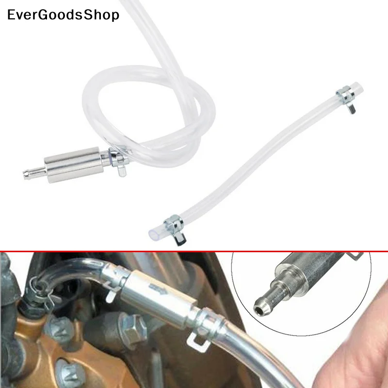 New Hydraulic Brake Bleeder Tool Lockable Automotive Brake Fluid Bleeder Bleeding Hose With Non Return One Way Check Valve