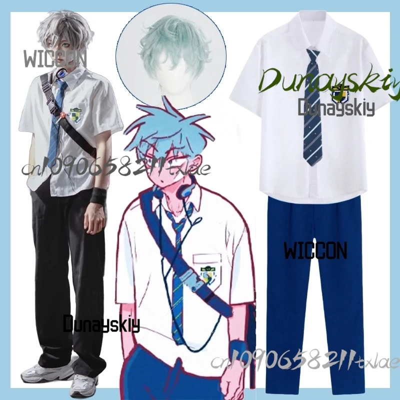 

Alien Stage Till luka alienstage Blink Gone stage performance DK school uniform cosplay costumes accessions wig Halloween cos