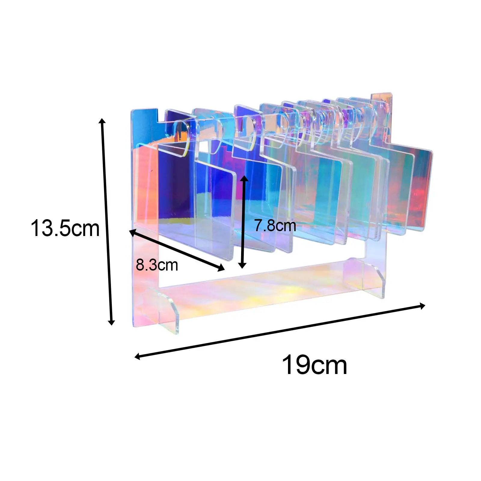 Nail Tips Showing Shelf Tool Bracket Acrylic for Professional Manicurists