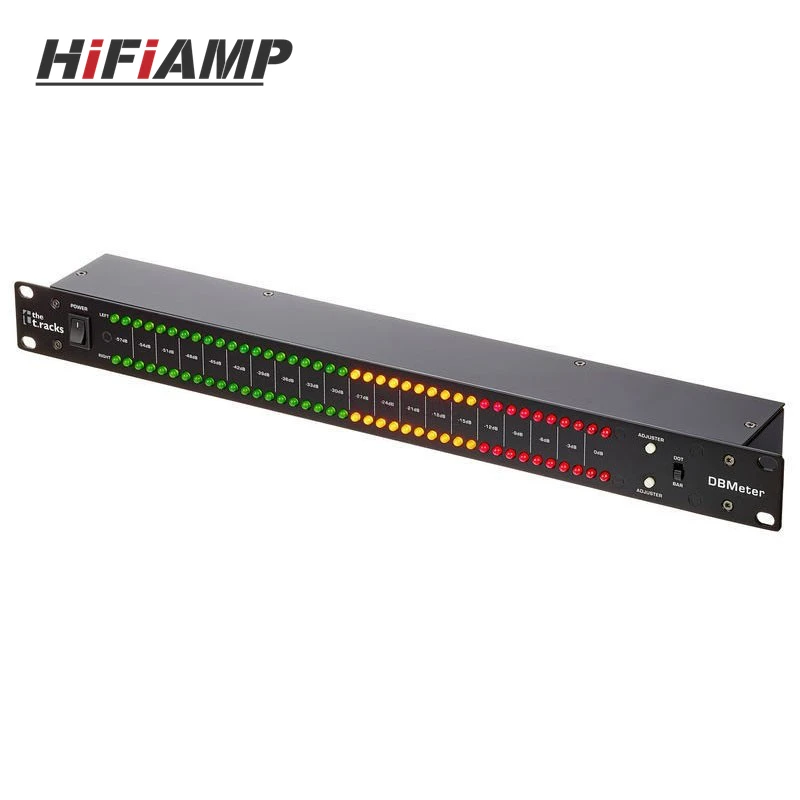 HiFiAMP DB100 Voice Control DB Meter Display VU Meter Home Stage Amplifier Volume Level Monitor