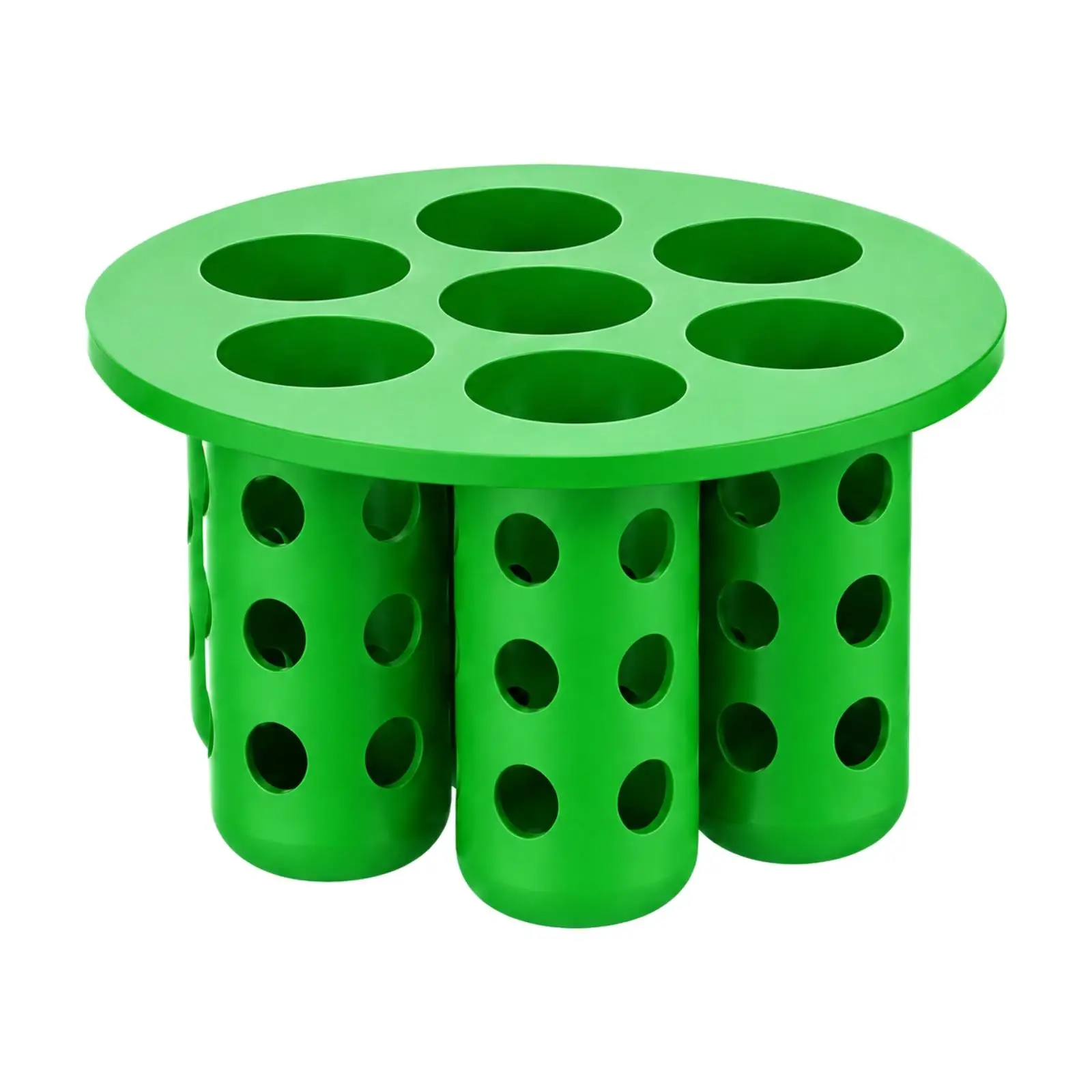 Soilless Hydroponic Grow Rack Starter Insert for Leafy Vegetables and Ornamentals with Planting Openings for Roots