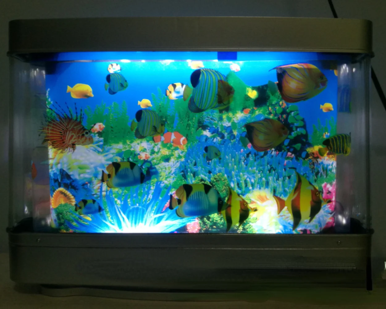 Artificial Tropical Fish Aquarium Decorative Lights Mobile Virtual Ocean LED Lights with Switch Colorful Lights