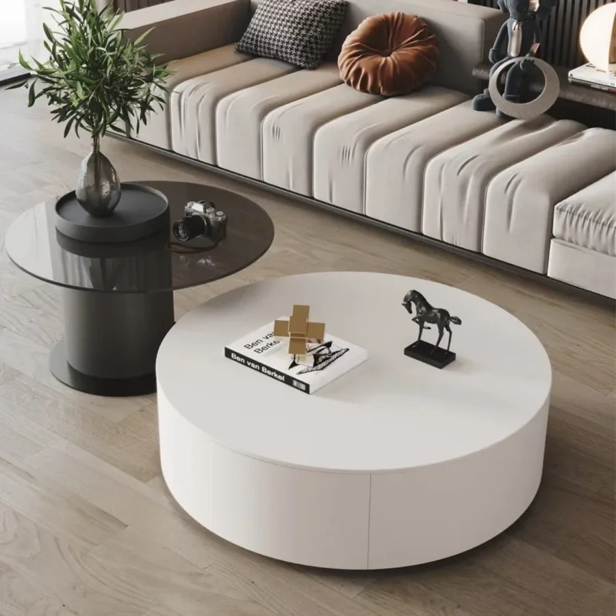 Home Coffee Table Modern Living Room Wood Unique Coffee Table Nordic Round Set Italian Convertible Luxury Set Of 2 Mesa HomeXS