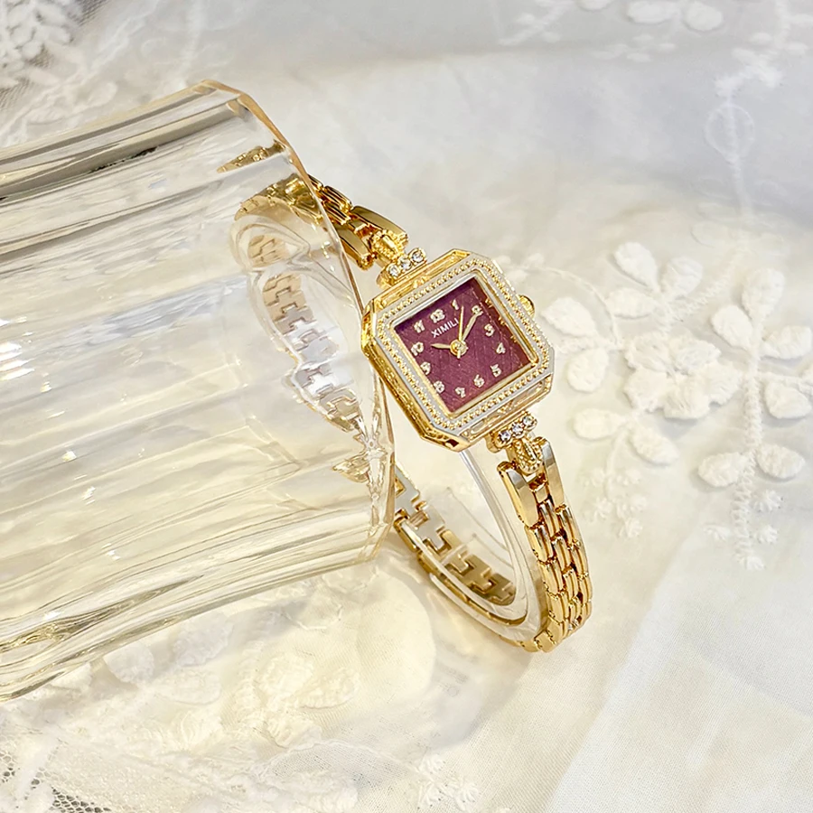 Elegant Square Dainty Vintage  - Vintage Fashion Watches 评论和价格