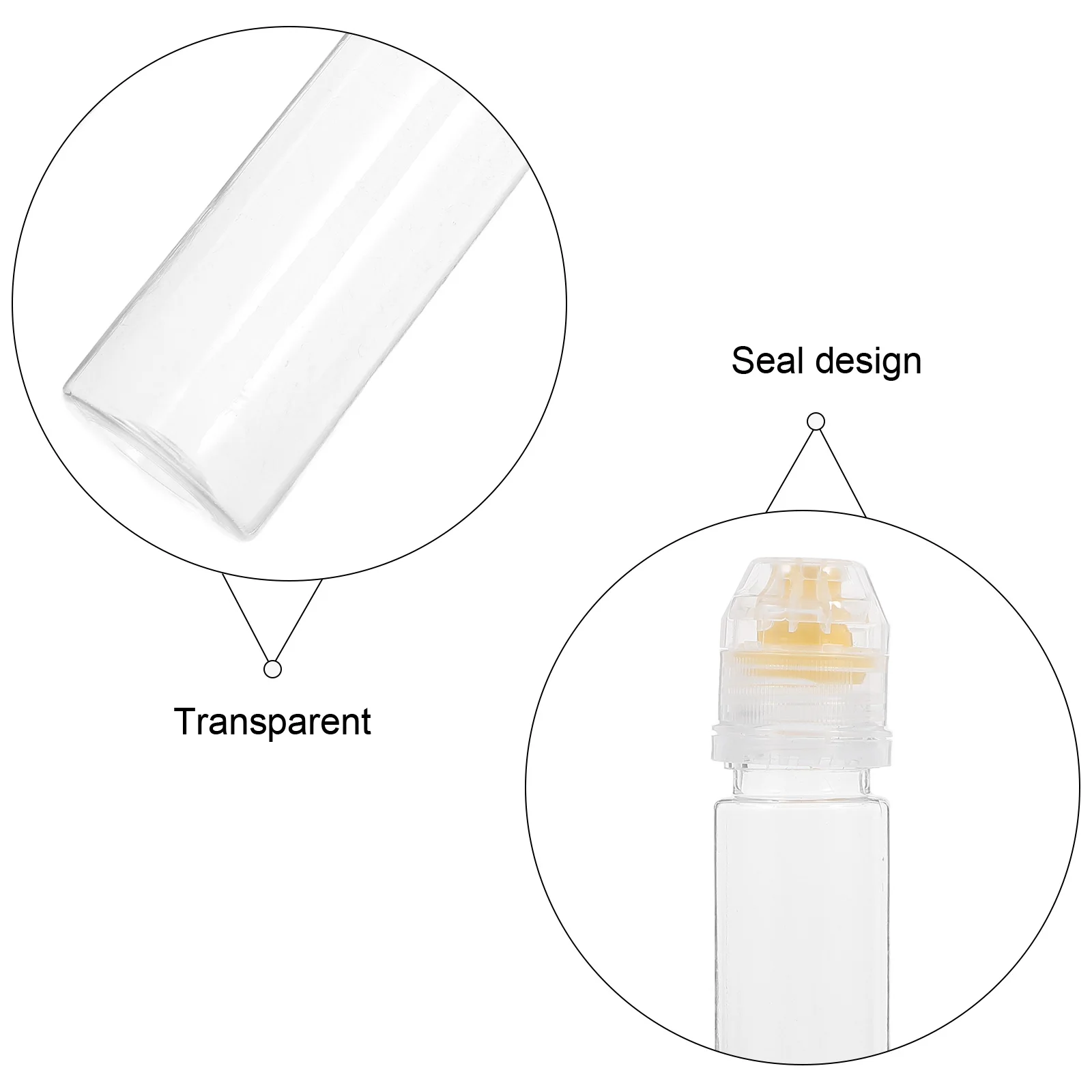 

4Pcs Honey Bottles Transparent Squeeze Containers Refillable Condiment Dispenser For Ketchup Sauce Oils 120g