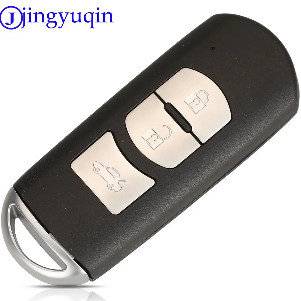 jingyuqin 3-przyciskowa obudowa inteligentnego kluczyka do MAZDA M2 M3 M5 M6 CX-3 CX-5 Demio Axela Premacy Atenza Car Remote Keyless Case Fob