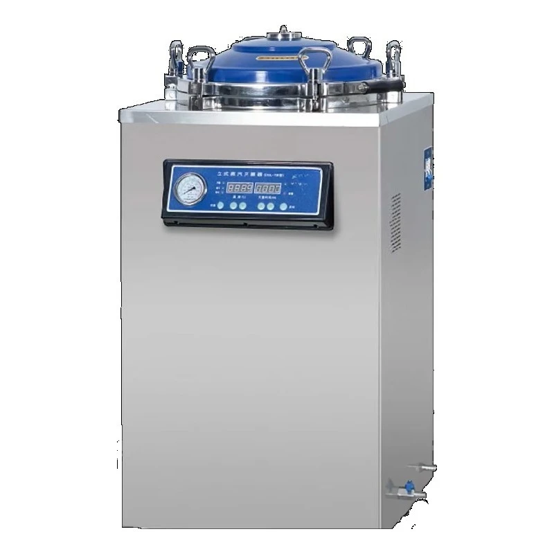 

35L 50L 75L 100L 120L 150L vertical bolt structure high temperature autoclave pressure steam sterilizer
