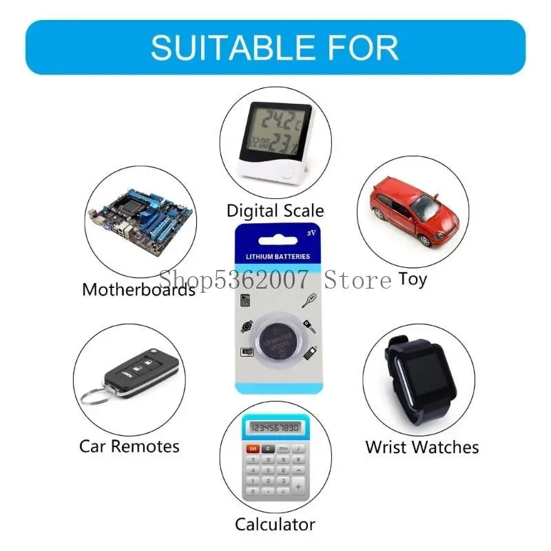 CR2032 CR2025 CR2016 3V 리튬 버튼 배터리 여행 및 가정용 40JB