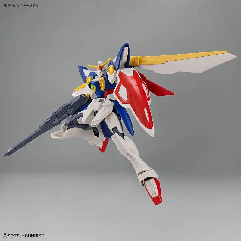 Montage Bandai auf Lager Original ENTRY GRADE 1/144 -XXXG-01W WING GUNDAM- Anime Action Figuren Spielzeug PVC Sammeln Modell Geschenke