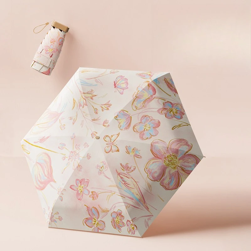 

Зонт от солнца, складной зонт от солнца, солнцезащитный крем, защита от ультрафиолета, женский мини-портативный маленький уличный погодный зонт-капсула