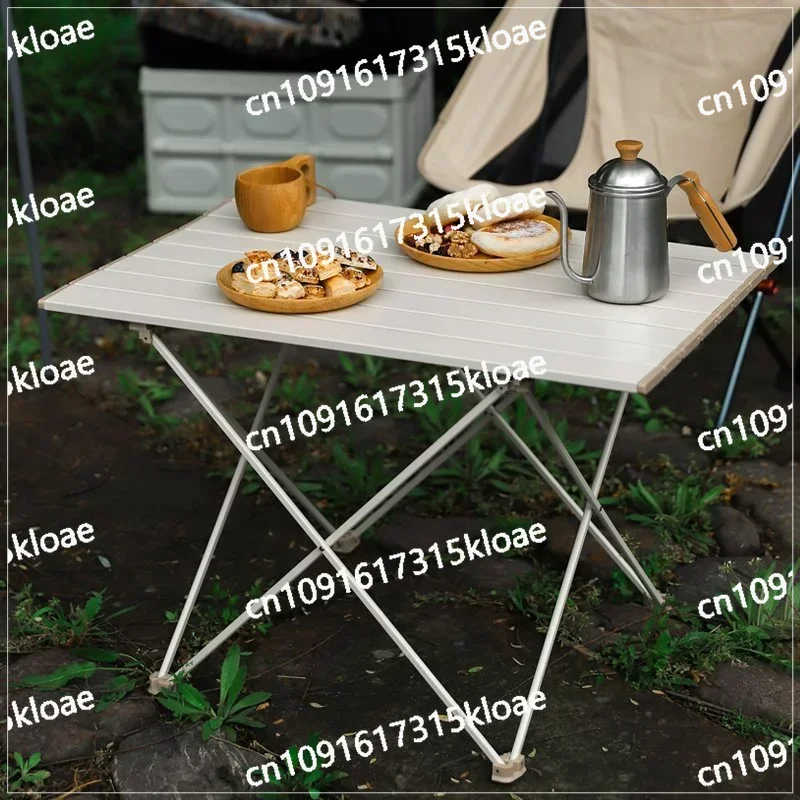 Outdoor, ultralight aluminum folding table storage, camping picnic, portable, barbecue table