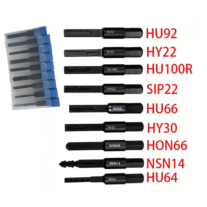 Strong Force Power Key Auto Locksmith Tools HON66 HU66 HU100R HU64 HU92 HY22 HY30 SIP22 NSN14 Lock Cylinder Breaking Blade