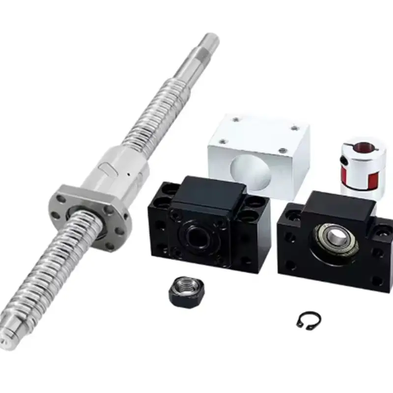 Factory Direct SFE2020/SFU2004/SFS2010 Ball Screw Assembly C7 Precision Single Nut Type for Flexible Automation & CNC Machines