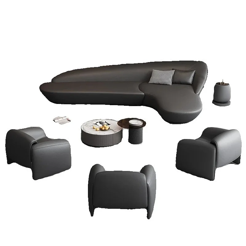 Meeting guests Negotiate Sofa Hotel Lobby Card Seat VIP Club Exhibition Hall Reception Sales Office Sofa Combination