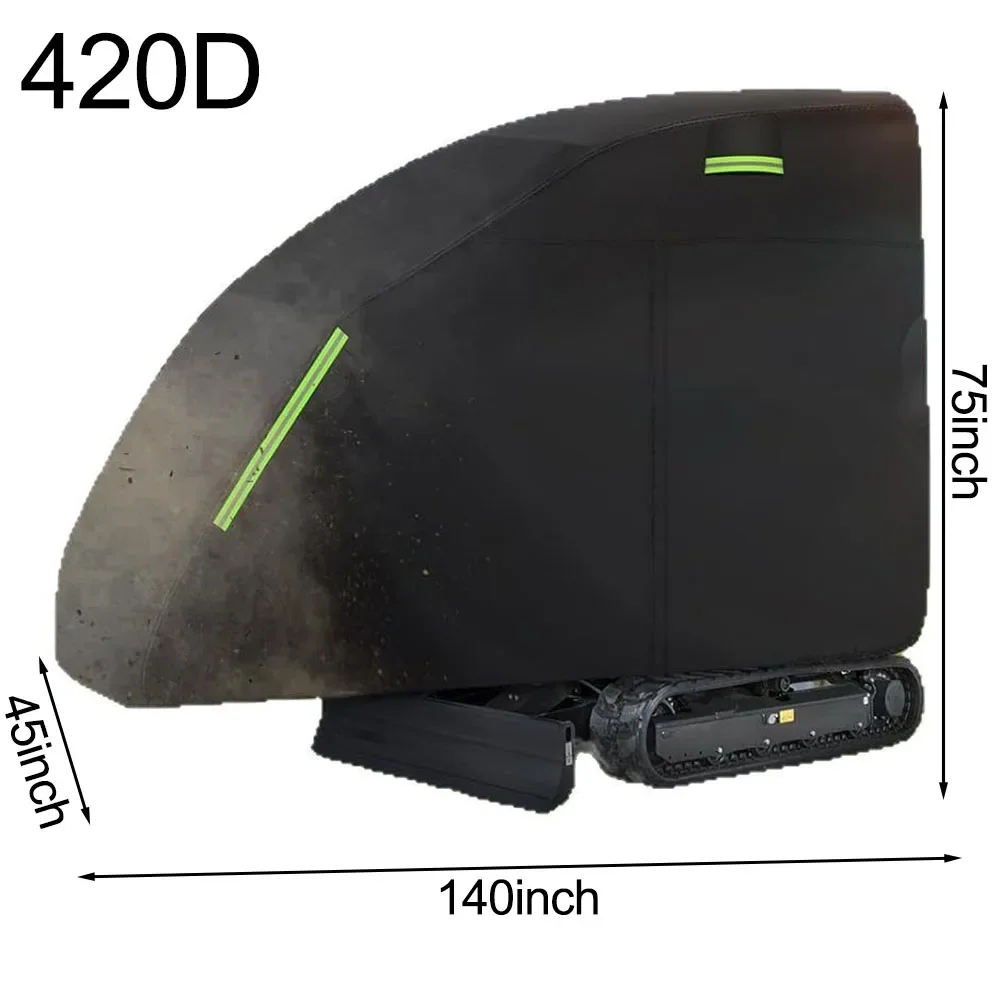 Dustproof Cover Heavy-duty Cover 210D Oxford Fabric 420D Oxford Fabric Reliable Protection Black Construction Site Cover