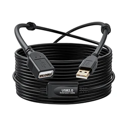 10M USB 2.0 Active Extension Cable with booster Active USB 2.0 Extension Cord 10M USB 2.0 Extendr A male to Female with booster