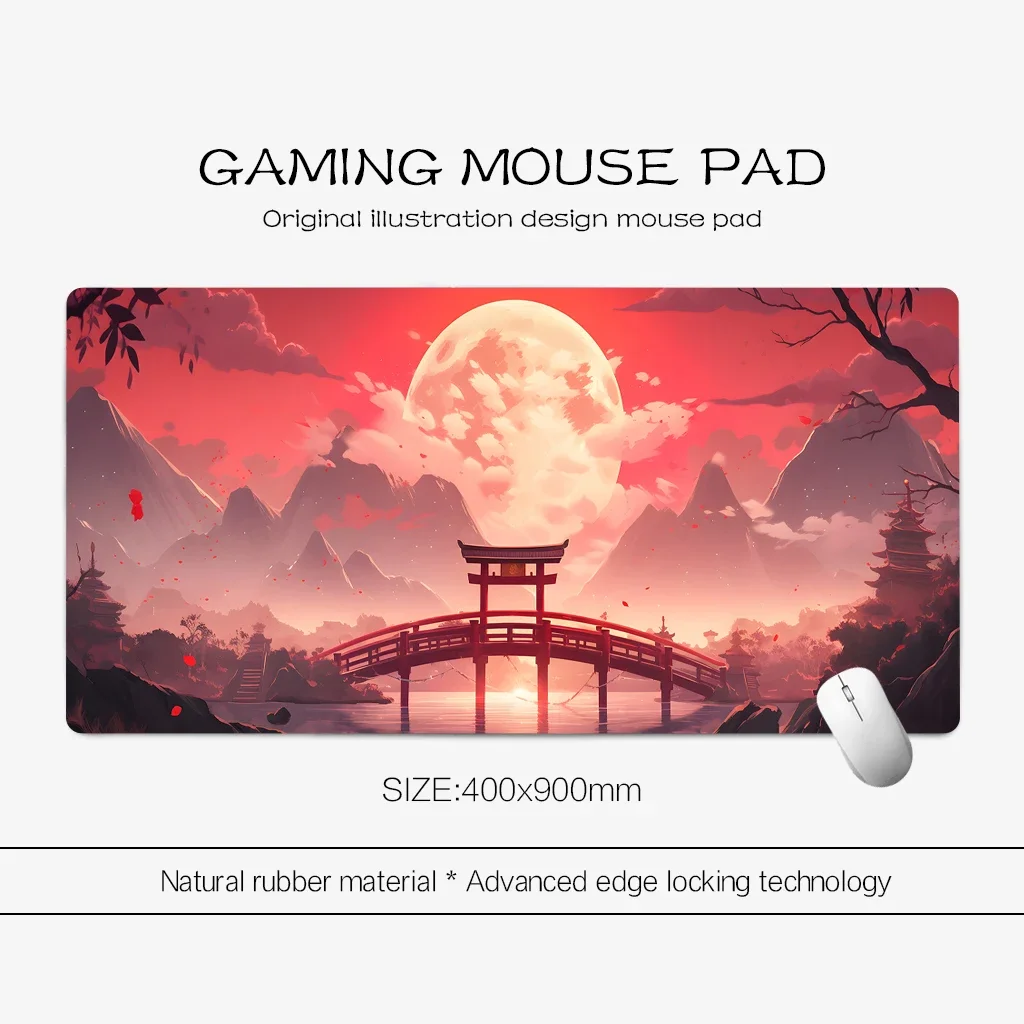 

40x90cm large size locking game mouse pad Multi-model rubber non-slip desk mats laptop protective mat anti-wear locking durable