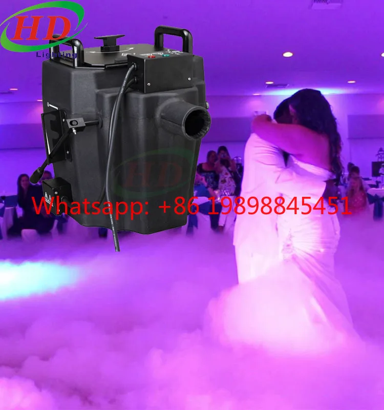 Machine 3500w Machine Low Machine Wedding Dry Ice Smoke Smoke Fog for Party Event Night Club