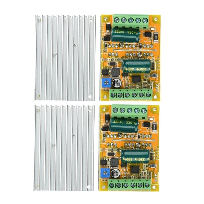 B29C-2PCS DC Brushless Motor PWM Controller DC 5-50V 300W BLDC Three Phase No Hall Motor Control Driver Board