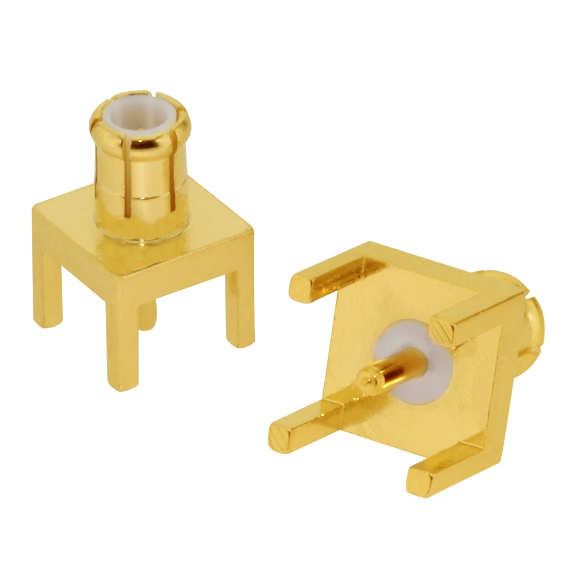 1PC MCX MMCX Male Female PCB Mount Straight RF Coax Connector Right Angle 90-Degree Goldplated Welding Terminal New