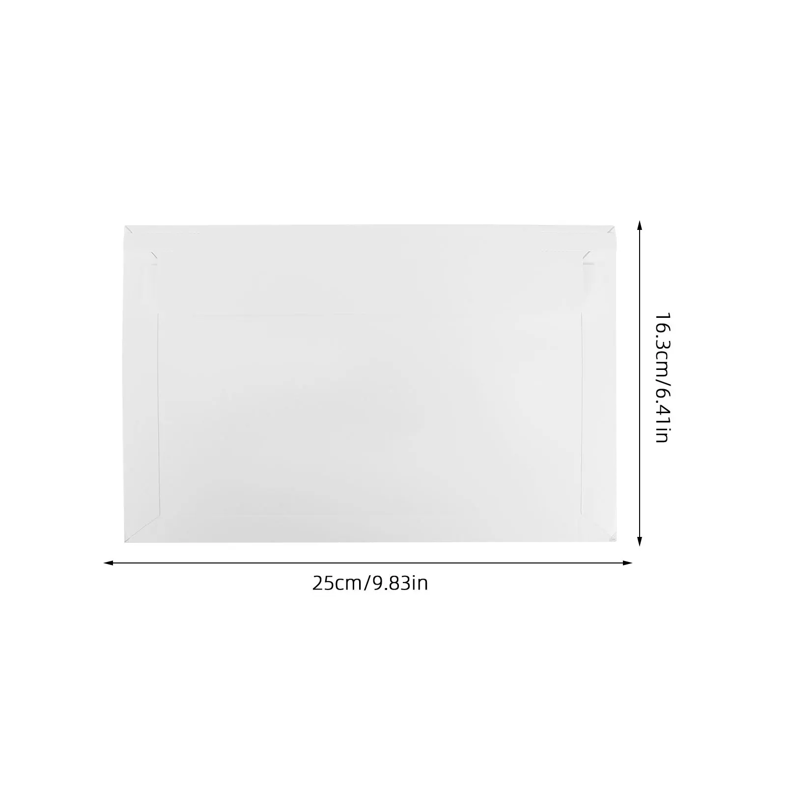 15Pcs White Cardboard Self Seal Photo Document Mailers Tear Strip Flat Mailers Secure Shipping Bags for Business Use