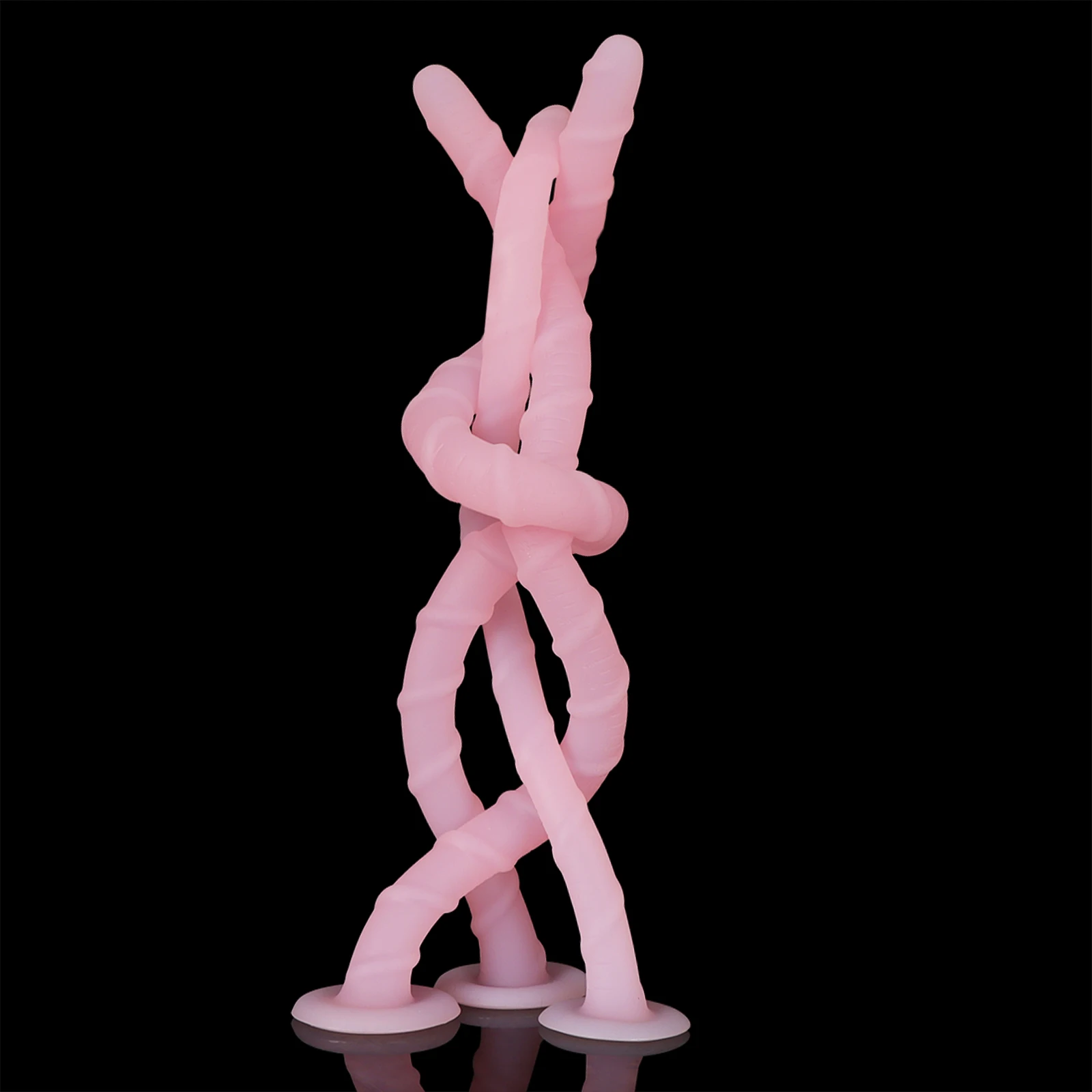 Tapón Anal Súper Largo de 23 Pulgadas, Entrenamiento Anal, Expansión, Estiramiento, Dilatador, Tapón Anal Pequeño y Largo de Color Rosa, Juguetes Sexuales para Adultos, para Mujeres, Hombres y Gays