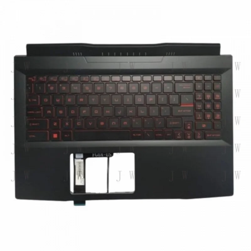 

DDZ For MSI Katana GF66 MS-1581 MS-1582 Upper Case Palmrest Cover Full RED Backlit
