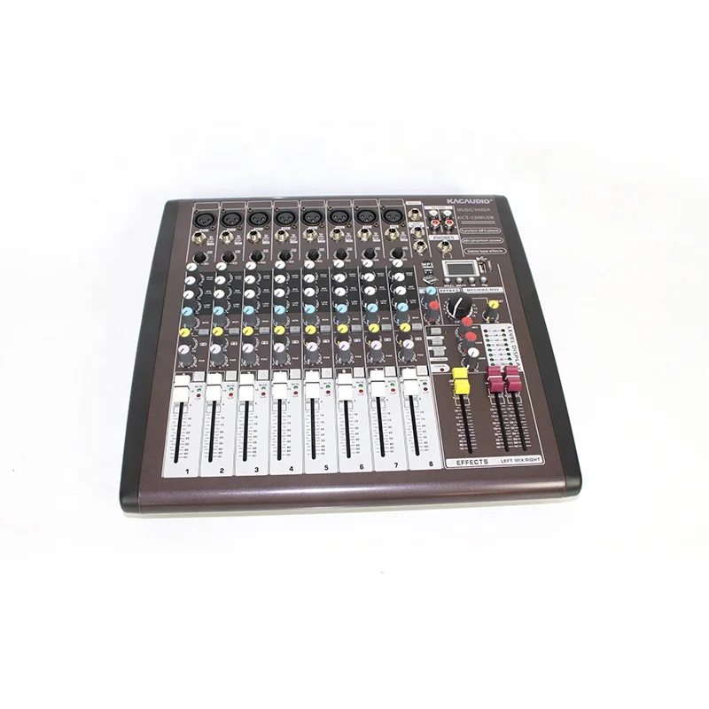 High Quality Professional Audio 8 Channel Digital Usb Audio Mixer Console Professional+Audio%2C+Video