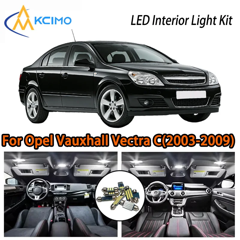 

KCIMO For Opel Vauxhall Vectra C(2003-2009) Premium LED Interior Kit - 2 Colors , Quick Installation, Long-Lasting