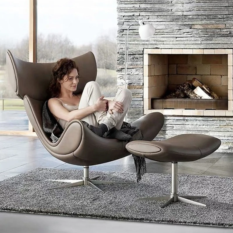 Nordic balcony Relaxing chair casual light luxury design lazy single chair living room modern fotel do salonu furniture home