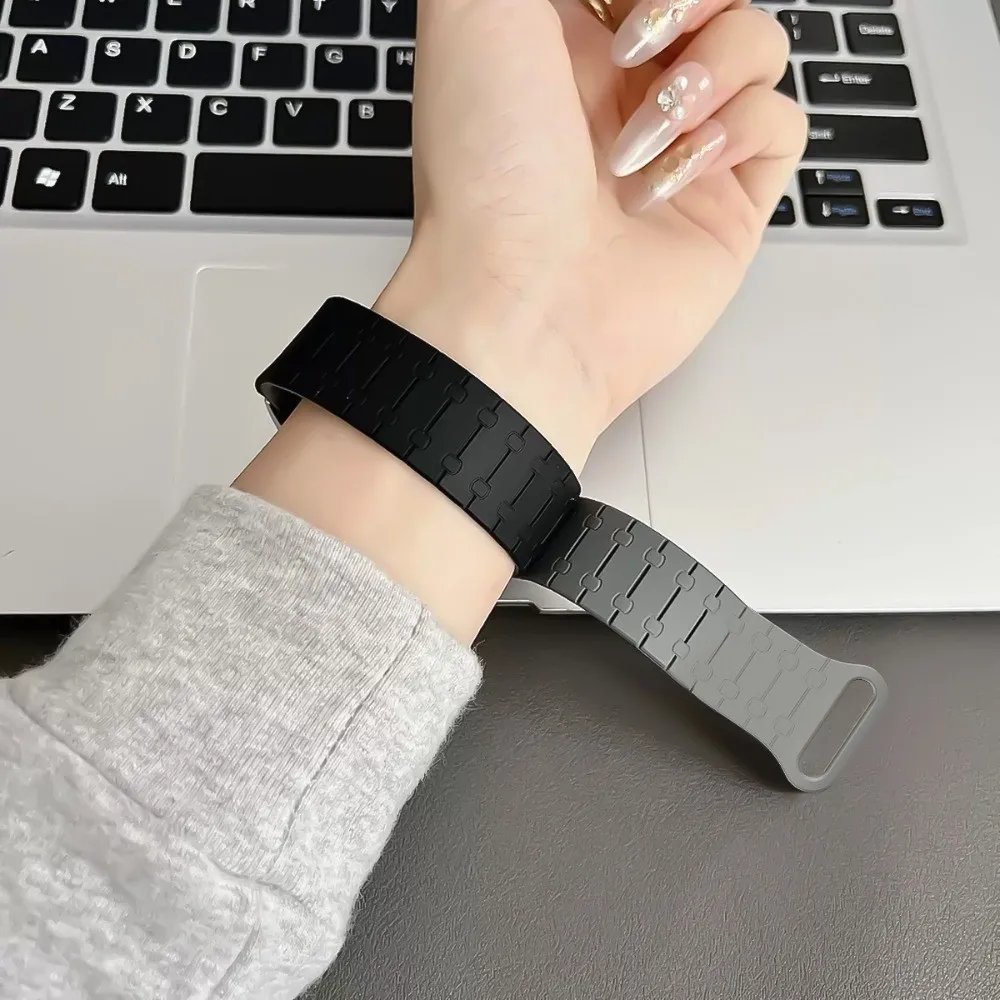 Silikonowy pasek magnetyczny do Huami Amazfit T-Rex 2 Ultra/3, bransoletka, opaska na nadgarstek do Amazfit T-Rex/Pro/2, pasek do smartwatcha Correa.