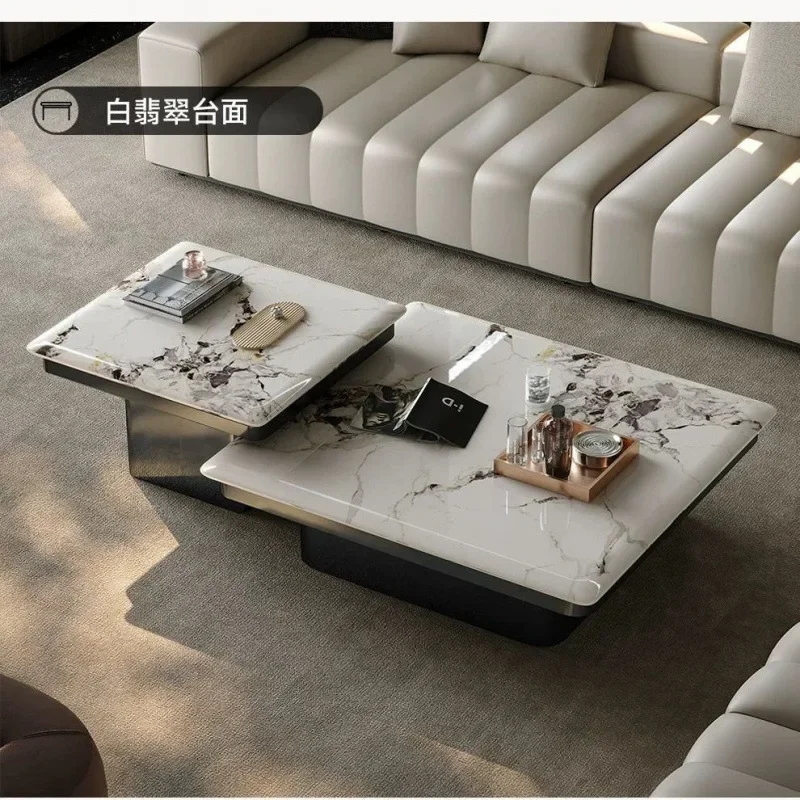 e coffee table simple living room combination minimalist advanced modern small apartment light luxury home